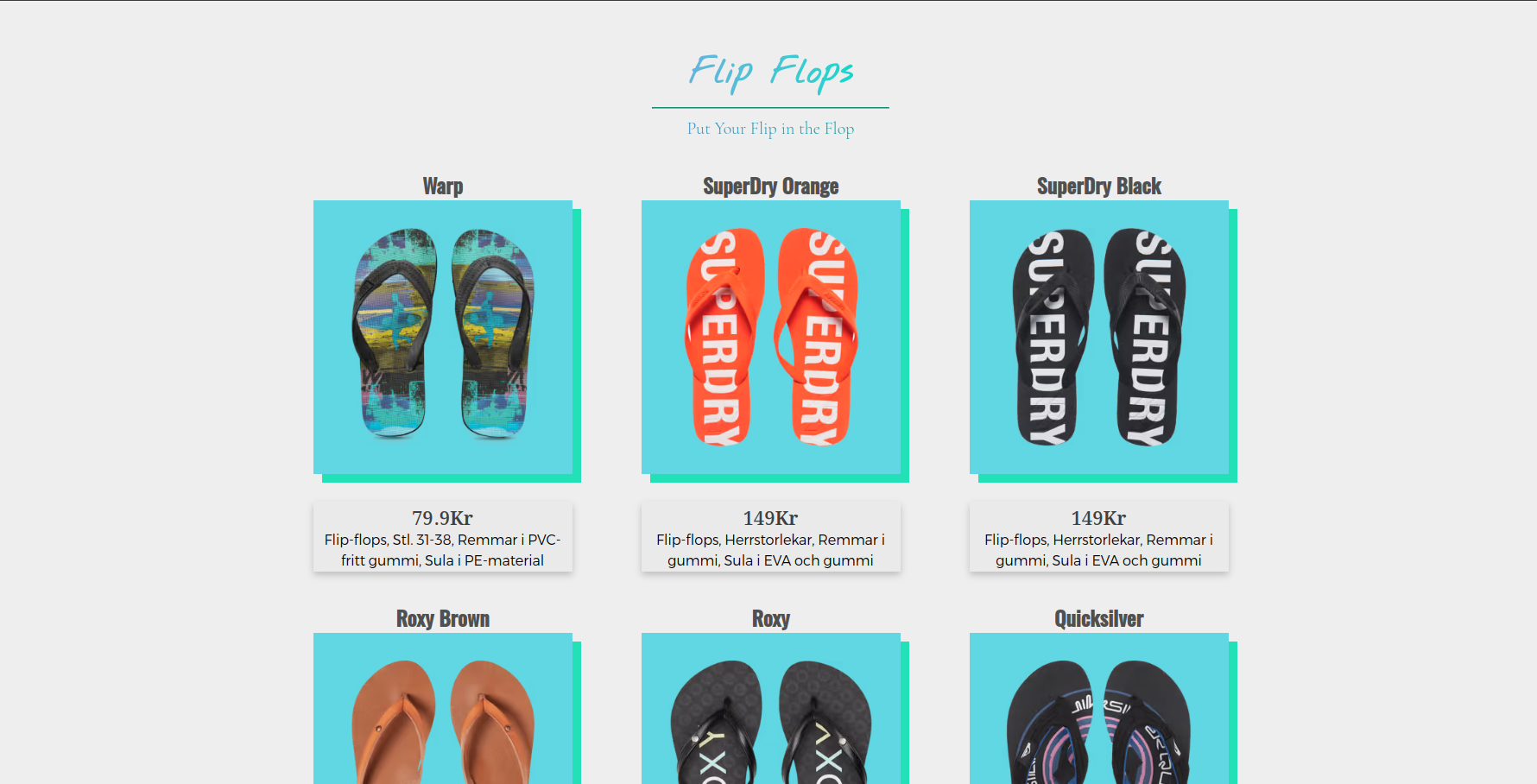FlipFlops Website